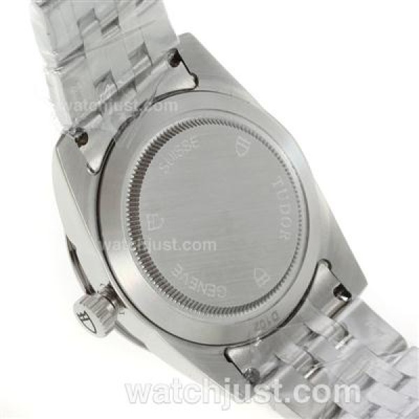 Tudor Classic Automatic Diamond Markers with Black Dial S/S-Sapphire Glass
