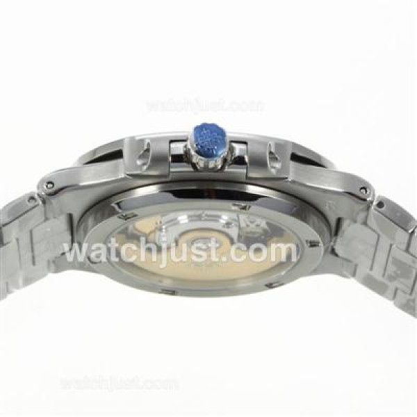 Patek Philippe Nautilus Automatic Stick Markers with Dark Grey Dial S/S