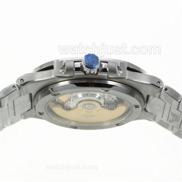 Patek Philippe Nautilus Automatic Stick Markers with Black Dial S/S
