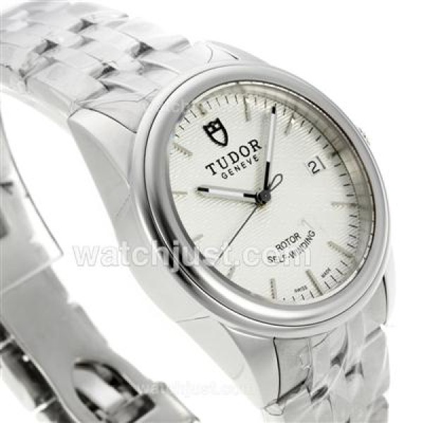 Tudor Classic Swiss ETA 2836 Movement with White Dial S/S-Sapphire Glass