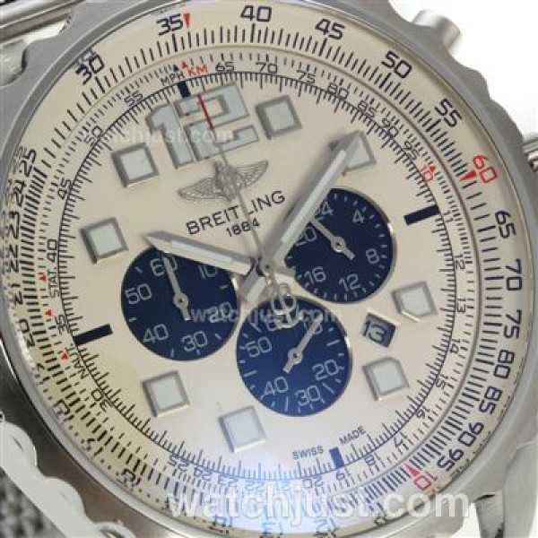 Breitling Professional Chronospace Working Chronograph with Beige Dial S/S