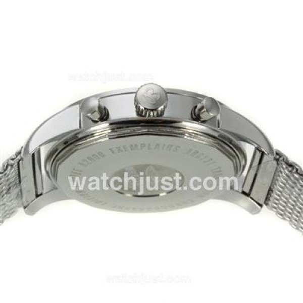 Breitling Transocean Working Chronograph with Blue Dial S/S