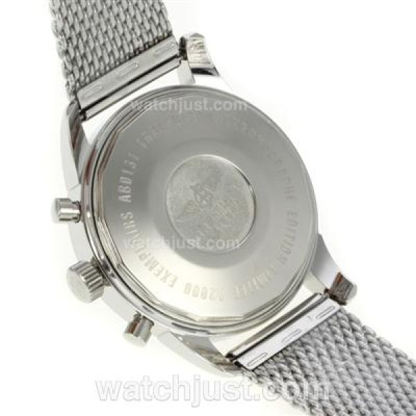 Breitling Transocean Working Chronograph with Black Dial S/S