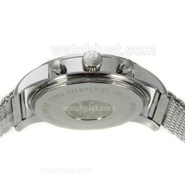Breitling Transocean Working Chronograph with Black Dial S/S