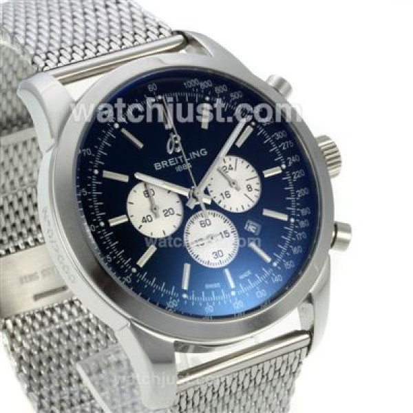 Breitling Transocean Working Chronograph with Black Dial S/S