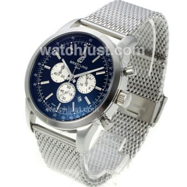 Breitling Transocean Working Chronograph with Black Dial S/S