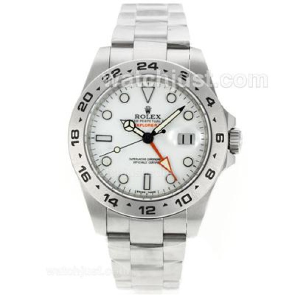 Cheap Replica Rolex Explorer II 216570 With White Dials For Men