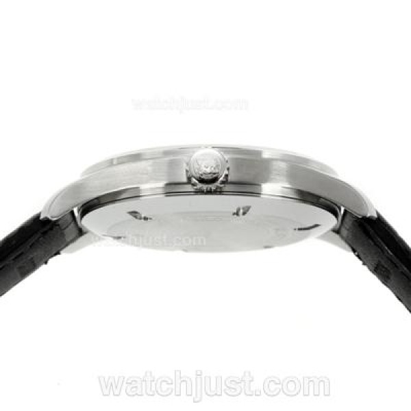 IWC Pilot Mark XVI Swiss ETA 2892 Movement with Black Dial-Leather Strap