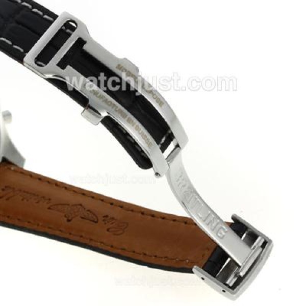 Breitling for Bentley Motors Automatic with White Dial-Same Structure As 7750 Version