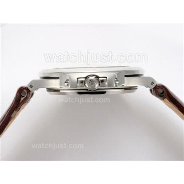 Patek Philippe Nautilus Jumbo MBW Swiss ETA 2824 Movement with Brown Dial-Deployment Buckle