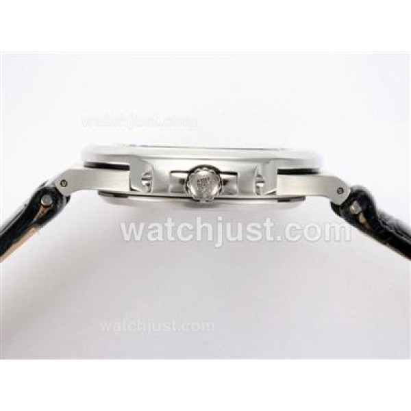 Patek Philippe Nautilus Jumbo MBW Swiss ETA 2824 Movement Diamond Marking with Gray Dial-Deployment Buckle