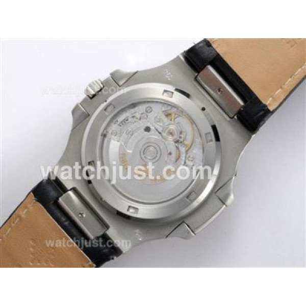 Patek Philippe Nautilus Jumbo MBW Swiss ETA 2824 Movement with Green Dial-Deployment Buckle
