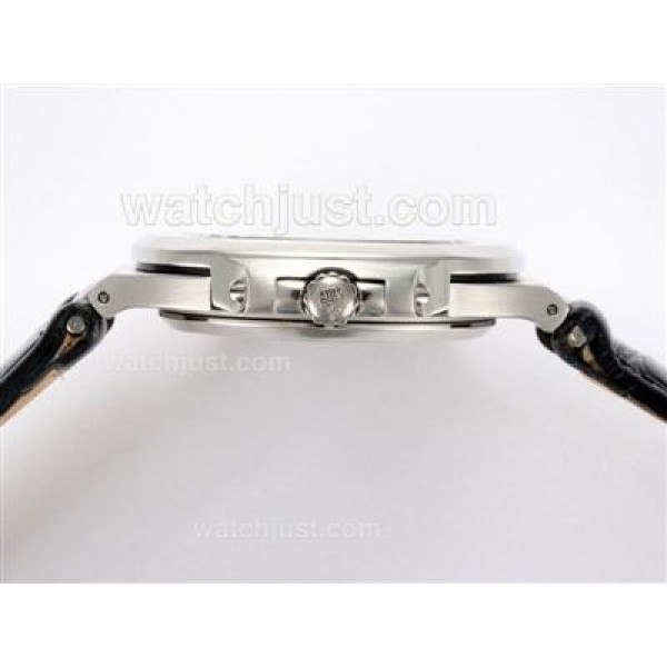 Patek Philippe Nautilus Jumbo MBW Swiss ETA 2824 Movement with Black Dial-Deployment Buckle