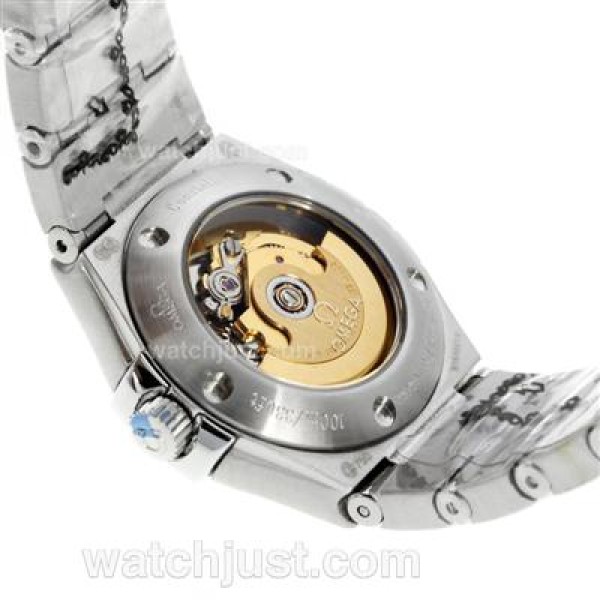 Best Quality Omega Constellation Fake Watches With White Dials For Women