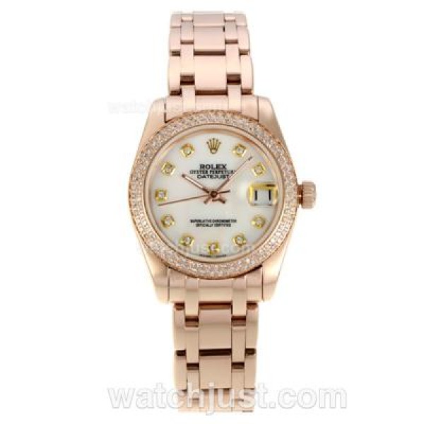 High Quality Rolex Datejust Replica Watches With White Dials For Sale