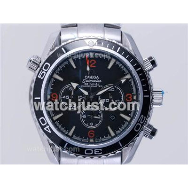 Omega Seamaster Planet Ocean Working Chrono with Orange Marker -Same Chassis As 7750-High Quality