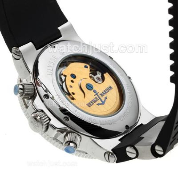 Ulysse Nardin Maxi Marine Automatic with Black Dial-18K Plated Gold Movement