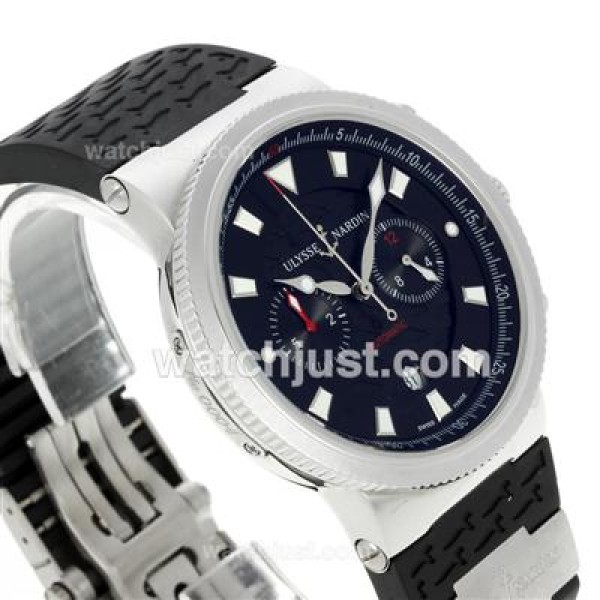 Ulysse Nardin Maxi Marine Automatic with Black Dial-18K Plated Gold Movement