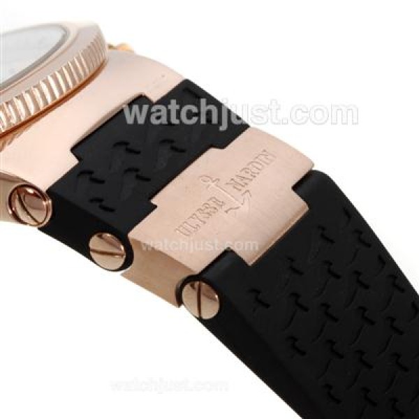 Ulysse Nardin Maxi Marine Working Chronograph Rose Gold Case with Black Dial-18K Plated Gold Movement
