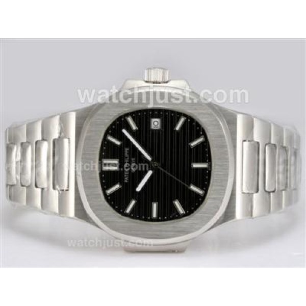 Patek Philippe Nautilus Jumbo MBW Black Dial Same Chassis As Swiss ETA Version-High Quality