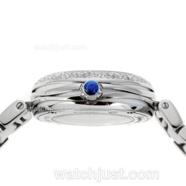 High Quality Omega Ladymatic Replica Watches With White Dials For Women