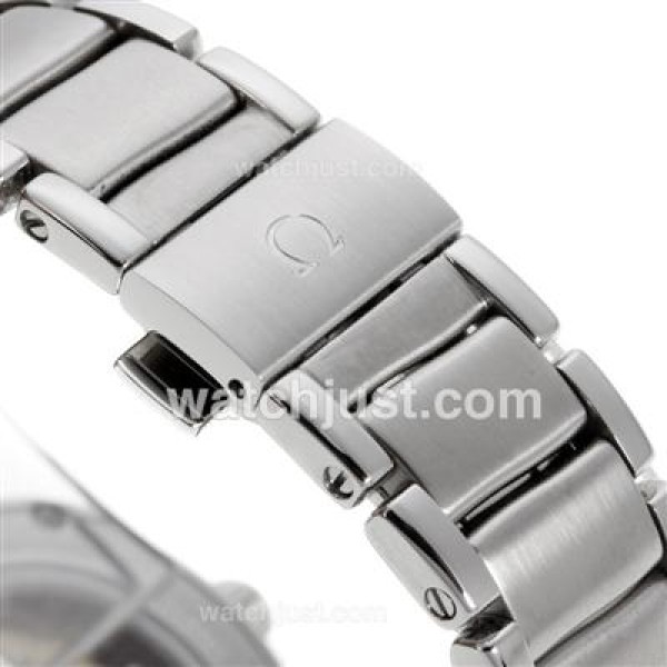 Best 1:1 Omega Ladymatic Replica Watches With White Dials For Women