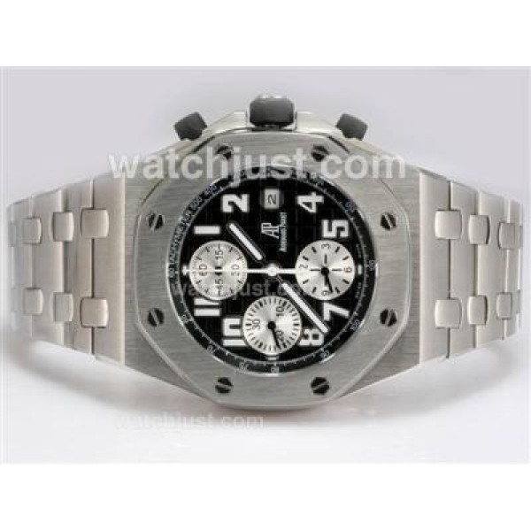 Audemars Piguet Royal Oak Chronograph Swiss Valjoux 7750 Movement with Black Dial