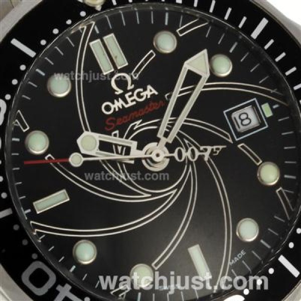 Omega Seamaster Automatic Black Bezel with Black Dial S/S