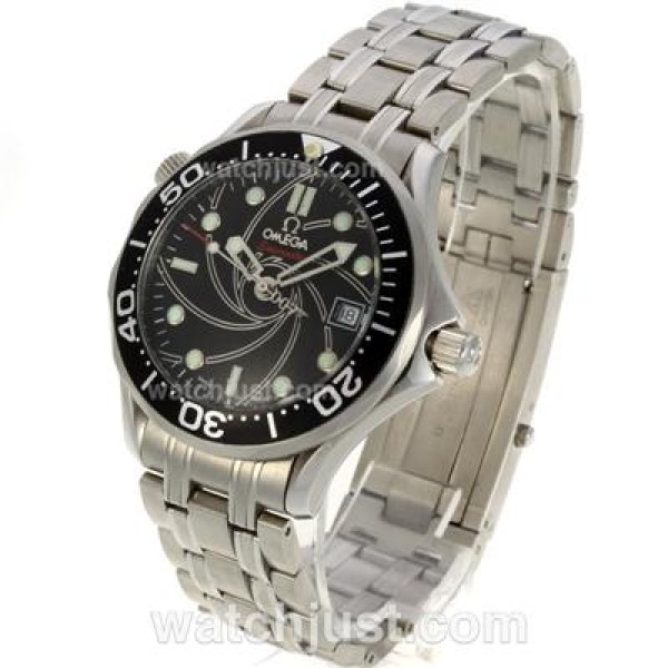 Omega Seamaster Automatic Black Bezel with Black Dial S/S