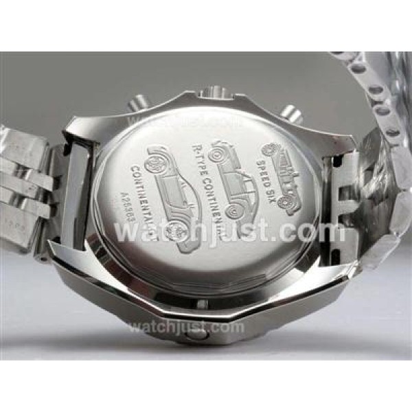 Breitling for Bentley Motors T Chronograph Swiss Valjoux 7750 Movement with White Dial New Version