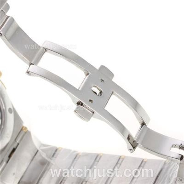 AAA Quality Omega Constellation Replica Watches With Black Dials And Gold & Steel Cases For Men