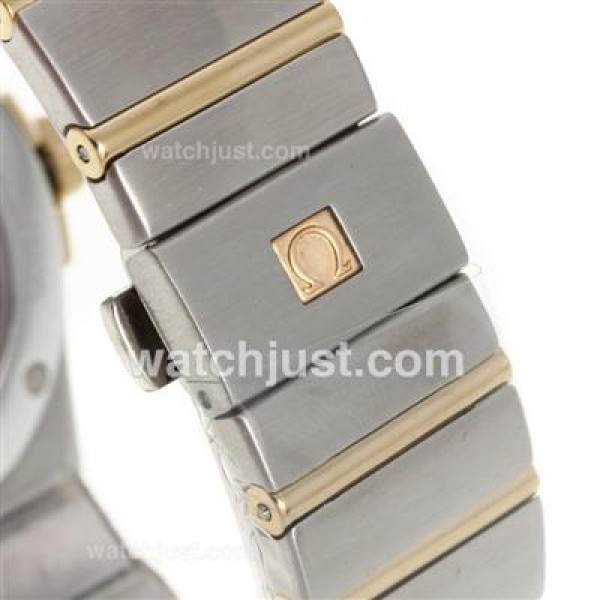 Best Quality Omega Constellation Fake Watches With Beige Dials For Women