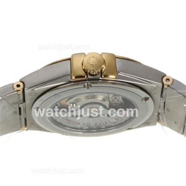 Best Quality Omega Constellation Fake Watches With Beige Dials For Women
