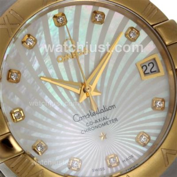 Best Quality Omega Constellation Replica Watches With White Dials For Sale