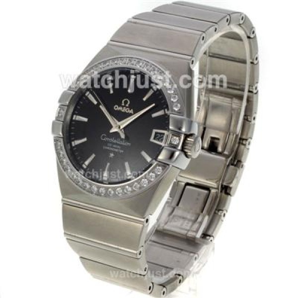 Best 1:1 Omega Constellation Replica Watches With Black Dials For Sale