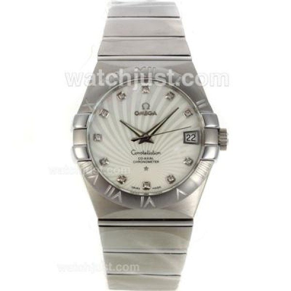 UK Best 1:1 Omega Constellation Replica Watches With White Dials For Sale