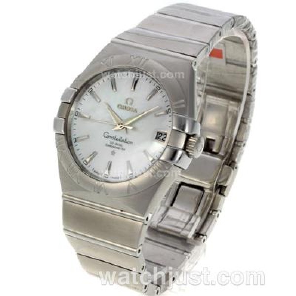 UK Best 1:1 Replica Omega Constellation With Mother-Of-Pearl Dials Stainless Steel Cases For Men