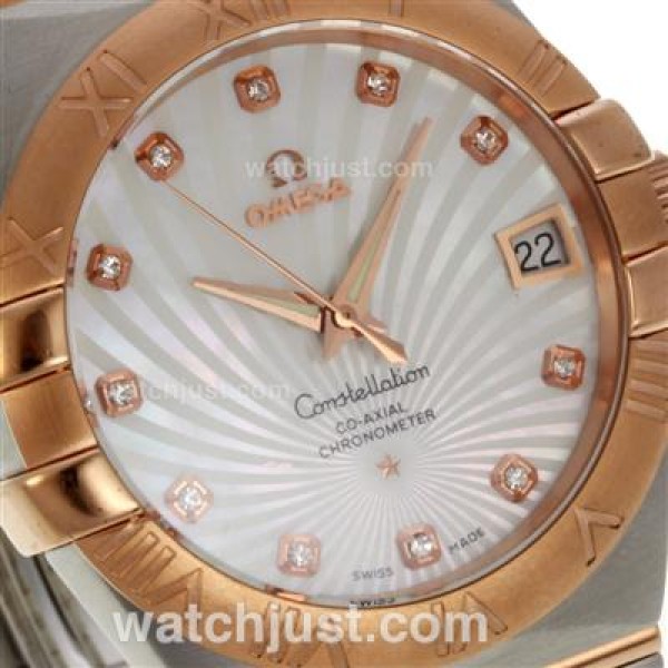 UK Best 1:1 Replica Omega Constellation With White Dials For Men