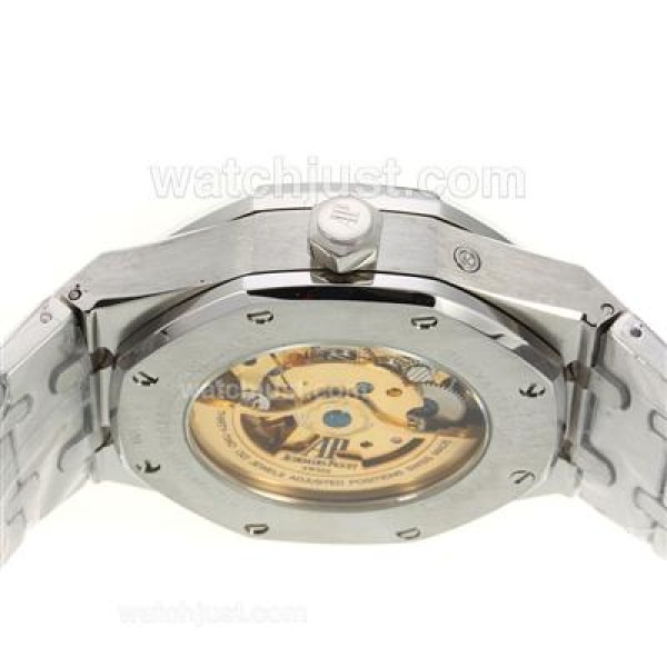 Audemars Piguet Jules Audemars Working Power Reserve Automatic with White Dial S/S-18 Plated Gold Movement
