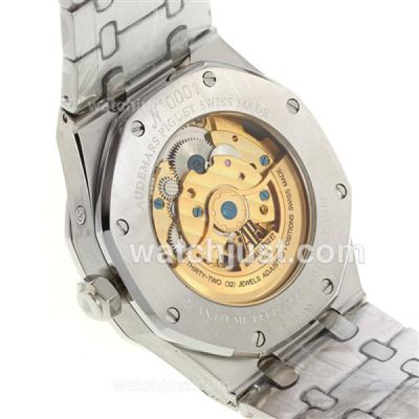 Audemars Piguet Jules Audemars Working Power Reserve Automatic with Black Dial S/S-18 Plated Gold Movement