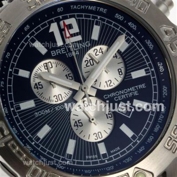 Breitling Colt Working Chronograph with Dark Blue Dial-Rubber Strap