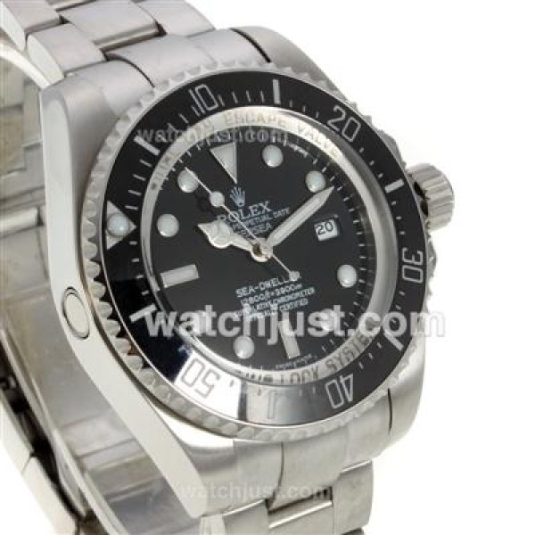Best Quality Rolex Sea-Dweller Fake Watches With Black Dials For Men