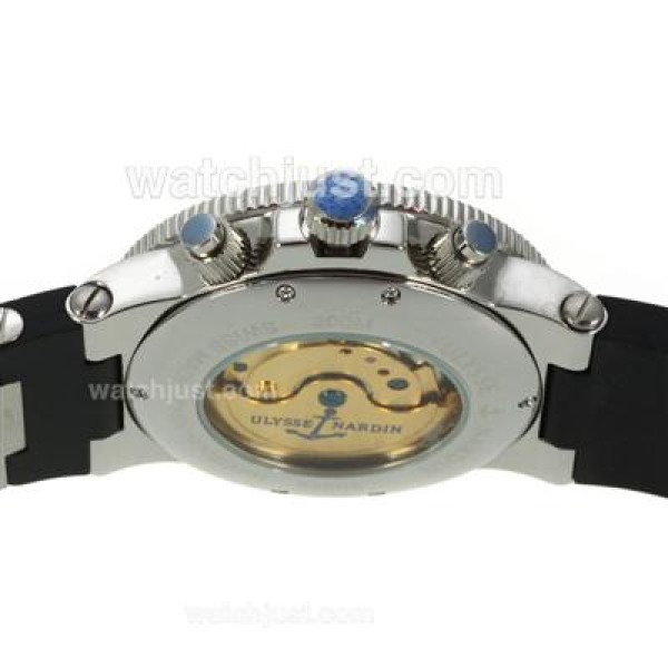 Ulysse Nardin Maxi Marine Automatic with Black Dial-18K Plated Gold Movement
