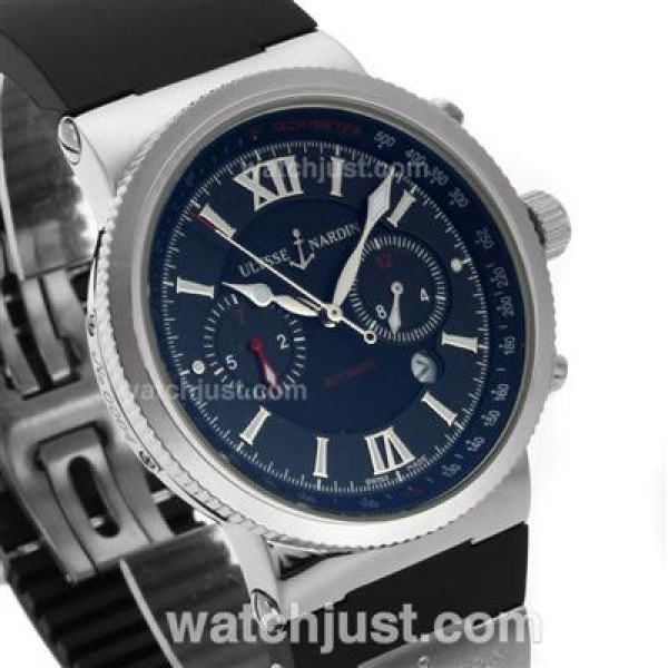 Ulysse Nardin Maxi Marine Automatic with Black Dial-18K Plated Gold Movement