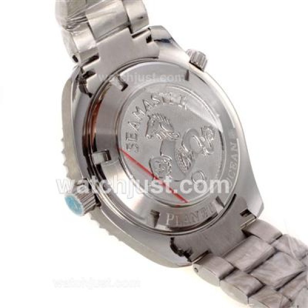 Omega Seamaster Automatic with Black Bezel and Dial S/S-Medium Size