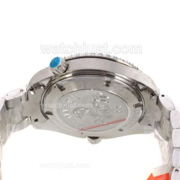 Omega Seamaster Automatic with Black Bezel and Dial S/S-Medium Size