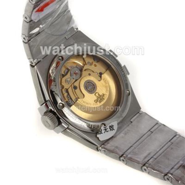 UK Best Quality Omega Constellation Replica Watches With Black Dials For Men