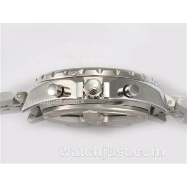 Breitling for Bentley Motors Chronograph Swiss Valjoux 7750 Movement with White Dial
