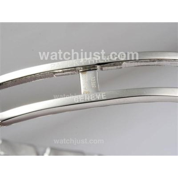 Patek Philippe Ref.4910 Swiss ETA Movement Diamond Bezel and Marking with White Dial Lady Model