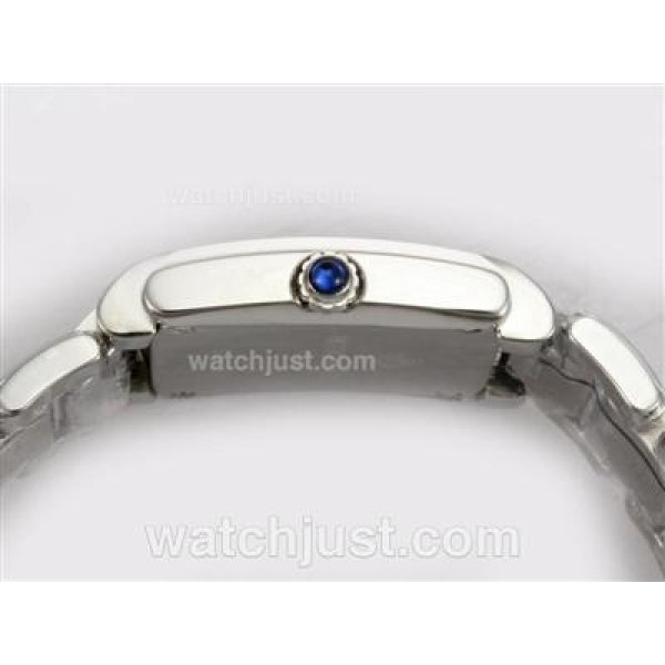 Patek Philippe Ref.4910 Swiss ETA Movement Diamond Bezel and Marking with White Dial Lady Model